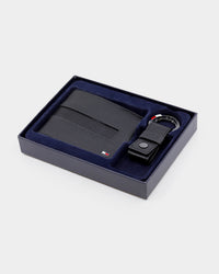 Tommy Jeans Men's Downtown CC Wallet & Keychain Gift Set Black