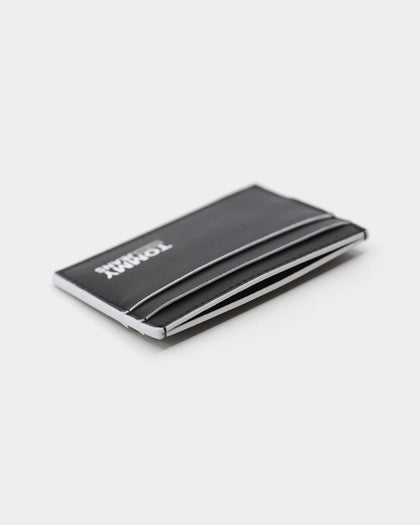 Tommy Jeans Men's TJM Recycled Leather Credit Card Holder Black/White