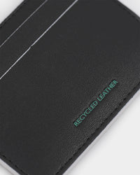 Tommy Jeans Men's TJM Recycled Leather Credit Card Holder Black/White