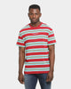 Tommy Jeans Stripe Layout T-Shirt Wine Red/Multi