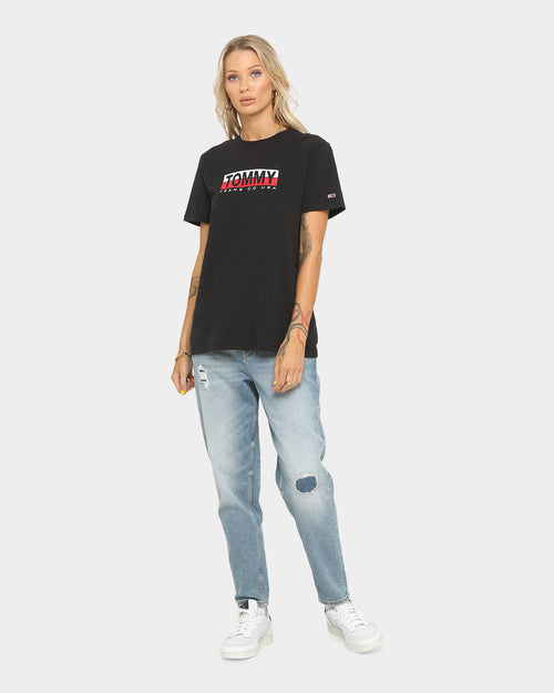Tommy Jeans Tommy Contrast Box T-Shirt Black