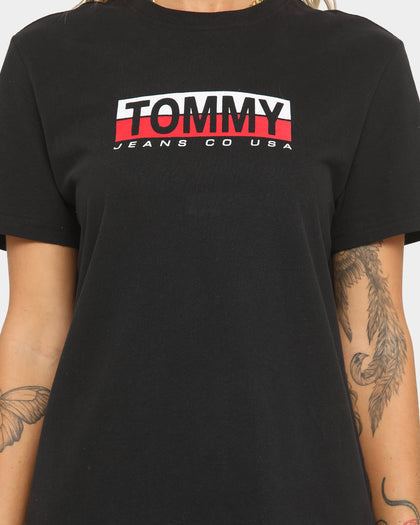 Tommy Jeans Tommy Contrast Box T-Shirt Black