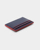 Tommy Jeans Men's TJM Recycled Leather Credit Card Holder Twilight Navy/Red