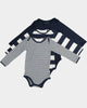 Tommy Hilfiger Infant Onesie 3 Pack Twilight Navy