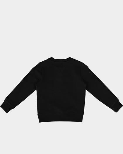Tommy Hilfiger Kid's Embossed Signature Sweatshirt Black
