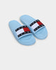 Tommy Jeans Women's TJ Flag Pool Slide Sail Blue