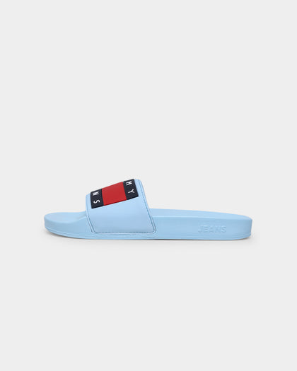 Tommy Jeans Women's TJ Flag Pool Slide Sail Blue