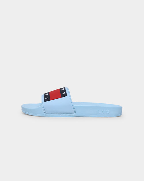 Tommy Jeans Women's TJ Flag Pool Slide Sail Blue