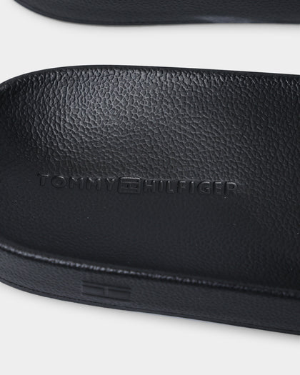 Tommy Jeans Essential Flag Pool Slide Black