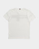 Tommy Hilfiger Kids' Flag Rib Insert Short Sleeve T-Shirt White