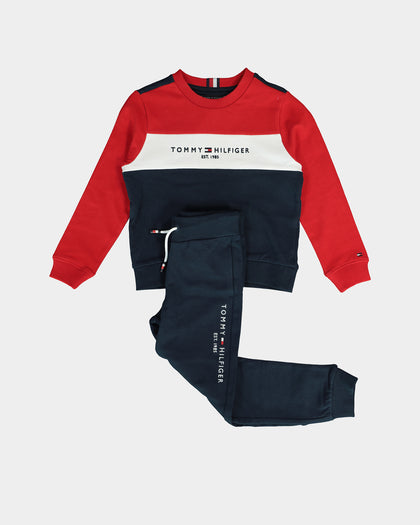 Tommy Hilfiger Kid's Essential Colorblock Set Blue