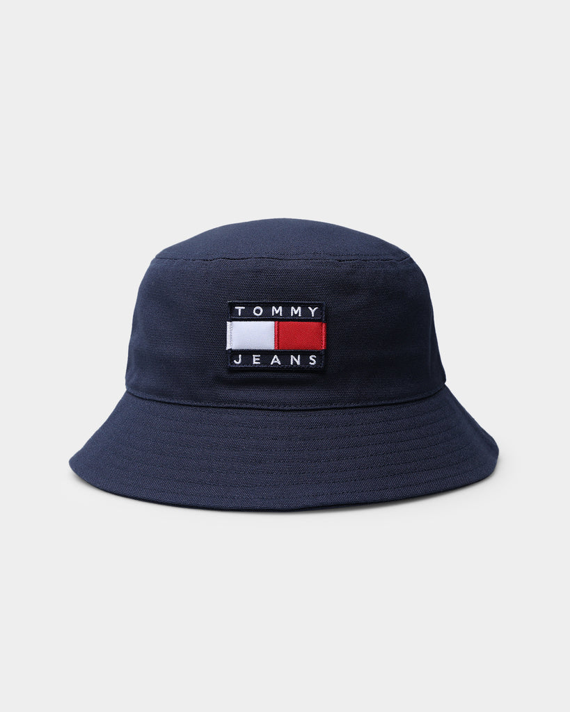 Tommy Jeans Men's Heritage Bucket Hat Twilight Navy | Culture Kings US