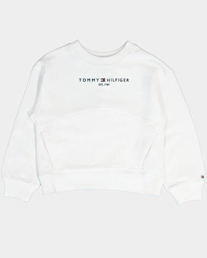 Tommy Hilfiger Kid's Essential Sweatshirt White