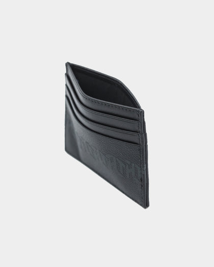 Tommy Jeans Men's TH Monogram Leather Credit Card Holder Black Monogram