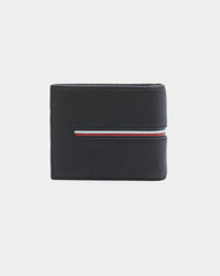 Tommy Jeans Men's TH Downtown Mini CC Leather Wallet Black