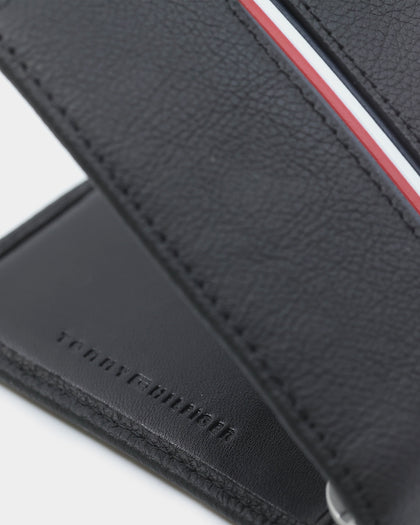 Tommy Jeans Men's TH Downtown Mini CC Leather Wallet Black