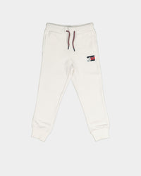 Tommy Hilfiger Flag Print Sweatpants White