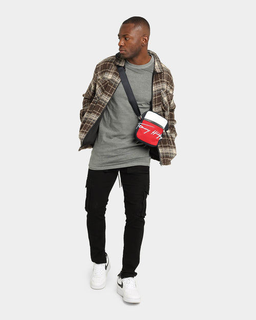 Tommy Jeans TH Signature Mini Reporter Side Bag Desert Sky