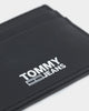 Tommy Jeans Men's TJM Essential Recycled Leather Credit Card Holder Black