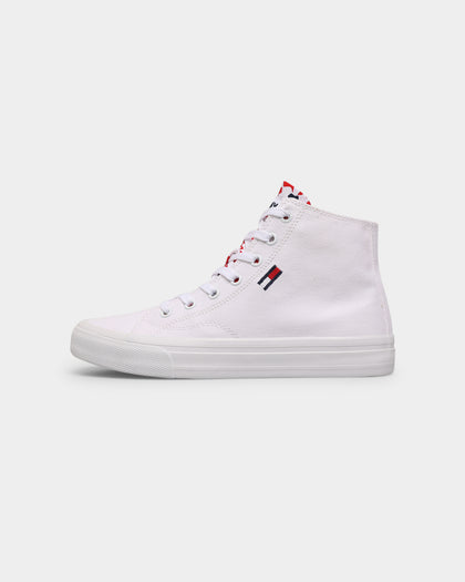 Tommy Jeans Women's Mid Cut Vulcanised White