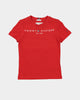 Tommy Hilfiger Kids' Essential Short Sleeve T-Shirt Deep Crimson