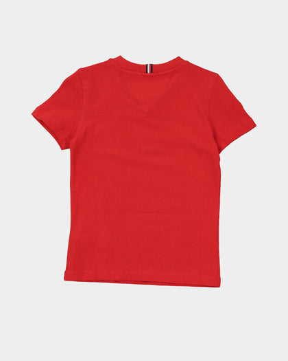 Tommy Hilfiger Kids' Essential Short Sleeve T-Shirt Deep Crimson