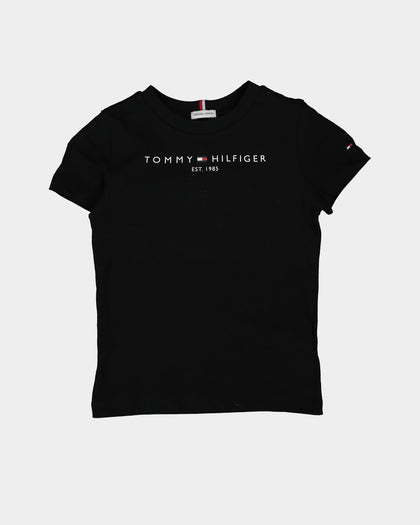 Tommy Hilfiger Kids' Essential Short Sleeve T-Shirt Black