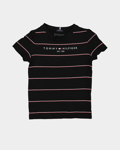 Tommy Hilfiger Kids' Essential Stripe T-Shirt Black