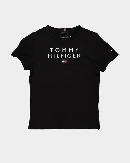 Tommy Hilfiger Kids' Tommy Hilfiger Logo T-Shirt Black