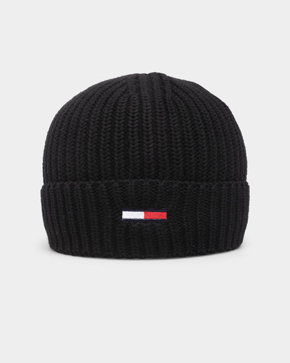 Tommy Jeans TJM Basic Rib Beanie Black