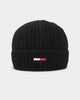 Tommy Jeans TJM Basic Rib Beanie Black