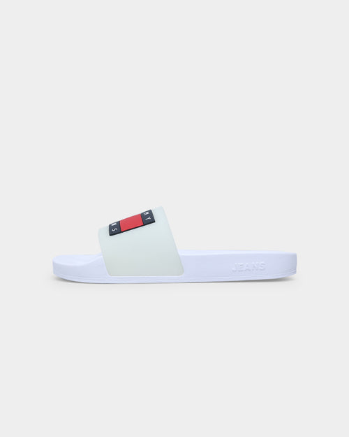Tommy Jeans Women's Glow In The Dark Slide White