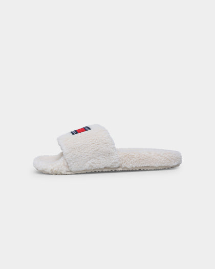 Tommy Jeans Women's Sherpa Slide Smooth Stone
