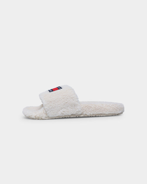 Tommy Jeans Women's Sherpa Slide Smooth Stone