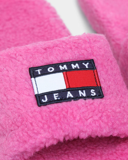Tommy Jeans Women's Sherpa Slide Vivid Fuchsia