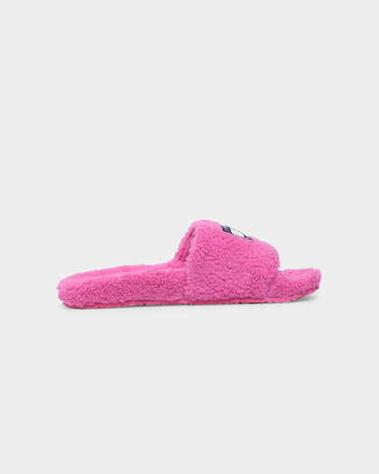 Tommy Jeans Women's Sherpa Slide Vivid Fuchsia