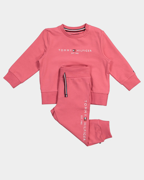 Tommy Hilfiger Infant Essential Set Deep Watermelon