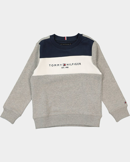 Tommy Hilfiger Kids' Essential Colour Block Set Light Grey Heather