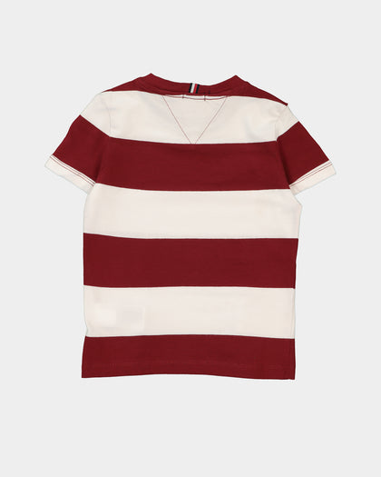 Tommy Hilfiger Kids' Essential Stripe T-Shirt Red Stripe