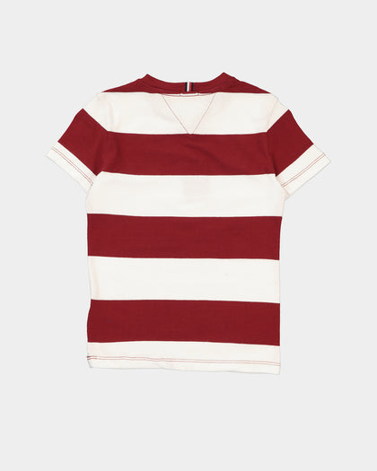 Tommy Hilfiger Kids' Essential Stripe T-Shirt Red Stripe