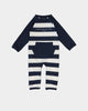Tommy Hilfiger Infant Rugby Stripe Stretch Coverall Twilight Navy Stripe