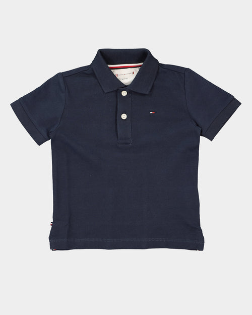 Tommy Hilfiger Infant Colour Block Polo Shirt Twilight Navy