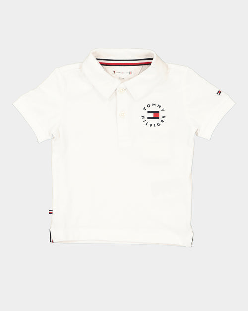Tommy Hilfiger Infant Badge Polo Shirt White