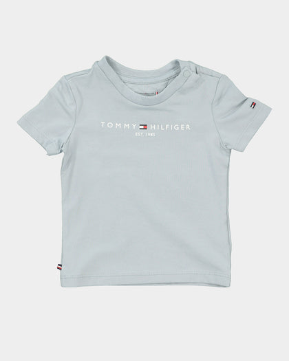 Tommy Hilfiger Infant Essential Short Sleeve T-Shirt Cloudy