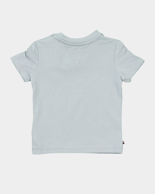 Tommy Hilfiger Infant Essential Short Sleeve T-Shirt Cloudy
