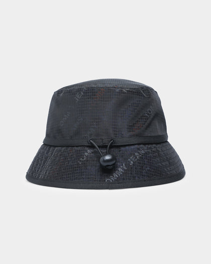 Tommy Jeans TJM Casual Utility Bucket Hat Black Camo Print