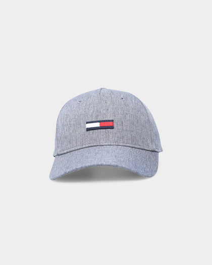 Tommy Jeans TJM Flag Strapback Cap Mid Grey Melange