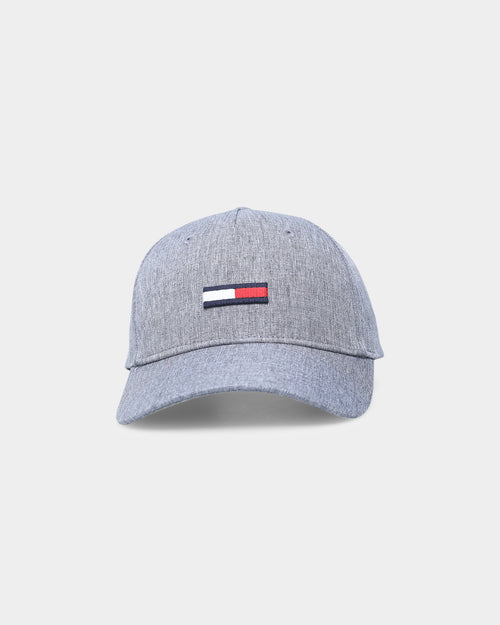 Tommy Jeans TJM Flag Strapback Cap Mid Grey Melange