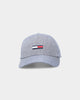 Tommy Jeans TJM Flag Strapback Cap Mid Grey Melange