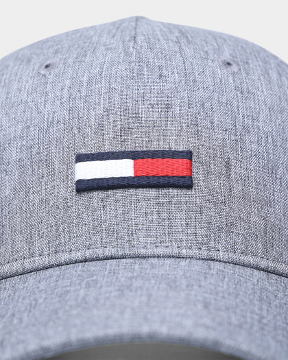 Tommy Jeans TJM Flag Strapback Cap Mid Grey Melange